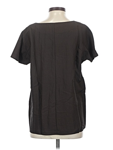 Lafayette 148 New York Short Sleeve Blouse (view 2)