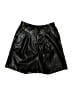 Unbranded 100% Polyester Metallic Black Shorts Size S - photo 1