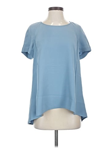 Lafayette 148 New York Short Sleeve Blouse (view 1)