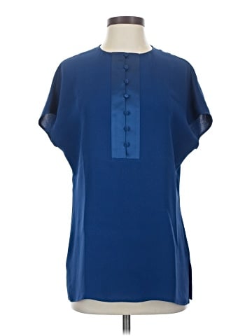 Lafayette 148 New York Short Sleeve Blouse (view 1)
