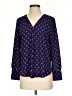 Ann Taylor 100% Polyester Purple 3/4 Sleeve Blouse Size S - photo 1