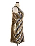 Dots Metallic Gold Cocktail Dress Size XL - photo 4