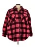 Terra & Sky 100% Polyester Red Cardigan Size 3X - photo 1