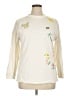 Unbranded 100% Polyester Ivory Long Sleeve Blouse Size XL - photo 1