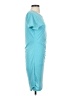 Unbranded Solid Teal Casual Dress Size S - photo 4