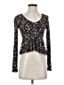 Ivy + Main Black Long Sleeve Top Size XS - photo 1