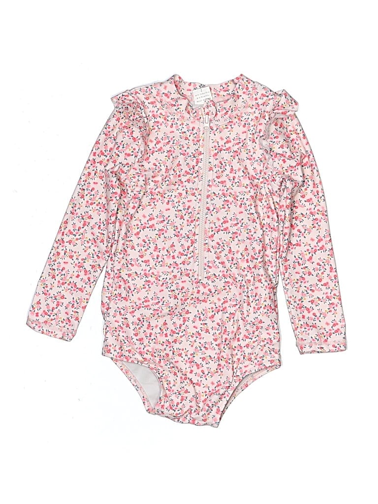 Pre-owned Cotton On Baby Kids' Rash Guard In Pink