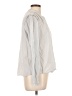 J.Crew Gray Long Sleeve Blouse Size L - photo 4