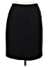Petite Sophisticate Solid Black Formal Skirt Size 8 - photo 1
