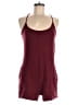 Monrow Solid Burgundy Romper Size L - photo 1
