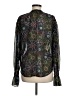 Steve Madden Paisley Green Long Sleeve Blouse Size M - photo 2