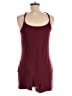 Monrow Solid Burgundy Romper Size L - photo 2