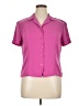 Joan Leslie 100% Polyester Pink Short Sleeve Blouse Size 14 - photo 1