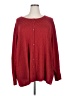Maggie Barnes 100% Acrylic Red Cardigan Size 20 (4) - photo 1
