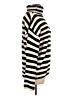 Unbranded 100% Acrylic Stripes Ivory Turtleneck Sweater Size L - photo 4