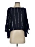Floreat Black 3/4 Sleeve Blouse Size S - photo 1