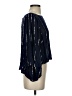 Floreat Black 3/4 Sleeve Blouse Size S - photo 4