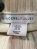 Sincerely Jules 100% Cotton Tan Poncho Size M - photo 7