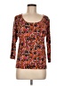 Piazza Sempione Orange 3/4 Sleeve Top Size EU (IT) 44 / US 8 - photo 1