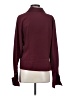 Laura Scott 100% Polyester Burgundy Long Sleeve Blouse Size 8 - photo 2