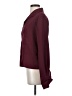 Laura Scott 100% Polyester Burgundy Long Sleeve Blouse Size 8 - photo 5