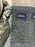 Blue Saks Fifth Avenue Stripes Gray Pullover Sweater Size M - photo 7