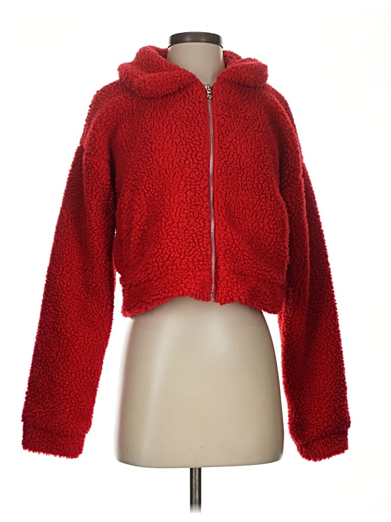 Tiger Mist Faux Fur Jacket: Red Jackets & Outerwear - Size Small