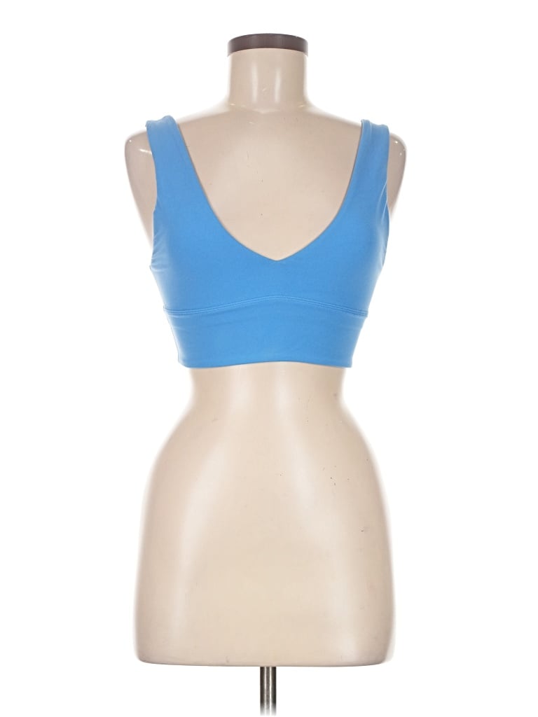 Pre-owned Lululemon Athletica Sports Bra In Blue