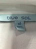 Blue Sol 100% Polyester Color Block White button down Size XL - photo 7