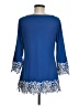 Monroe and Main Blue 3/4 Sleeve Blouse Size M - photo 2