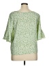 Sason Green 3/4 Sleeve Blouse Size XL - photo 2
