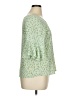 Sason Green 3/4 Sleeve Blouse Size XL - photo 4