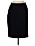 Casual Corner Solid Black Formal Skirt Size 8 - photo 1