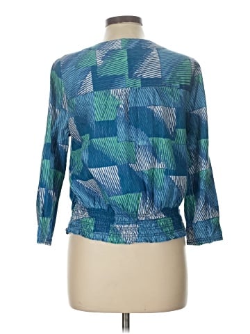 DKNY Jeans 3/4 Sleeve Blouse (view 2)
