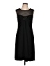 Donna Ricco Solid Black Cocktail Dress Size 10 - photo 1