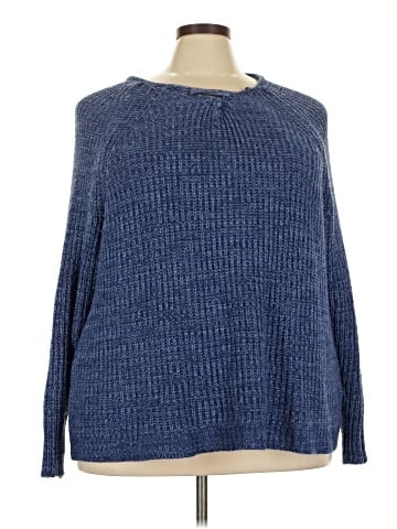 Woman Within Pullover Sweater (view 1)