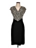 Studio M Graphic Black Cocktail Dress Size L - photo 1