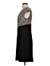 Studio M Graphic Black Cocktail Dress Size L - photo 5