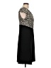 Studio M Graphic Black Cocktail Dress Size L - photo 4