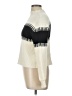 Unbranded 100% Viscose Color Block Ivory Turtleneck Sweater Size L - photo 5