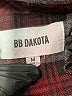 BB Dakota Plaid Burgundy Cardigan Size M - photo 7