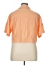 Dizzy Lizzy 100% Cotton Orange Short Sleeve Blouse Size XL - photo 2