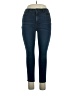 Flawless Solid Blue Jeans Size 14 (petite) - photo 1