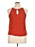 Wet Seal 100% Rayon Orange Sleeveless Blouse Size XL - photo 2