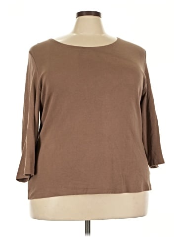 Karen Scott 3/4 Sleeve T-Shirt (view 1)