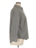 Apt. 9 100% Polyester Stripes Gray Long Sleeve Blouse Size 0X - photo 4