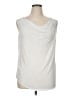 Halogen Silver Sleeveless Top Size 1X - photo 1
