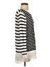 Calvin Klein 100% Polyester Stripes Ivory Pullover Sweater Size S - photo 4