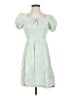 Roxy 100% Cotton Green Casual Dress Size S - photo 1