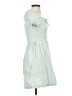 Roxy 100% Cotton Green Casual Dress Size S - photo 4